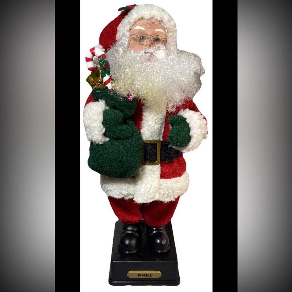 Holiday Creations 16” SANTA CLAUS Stuffed Posable DOLL Noel Vintage Christmas 94